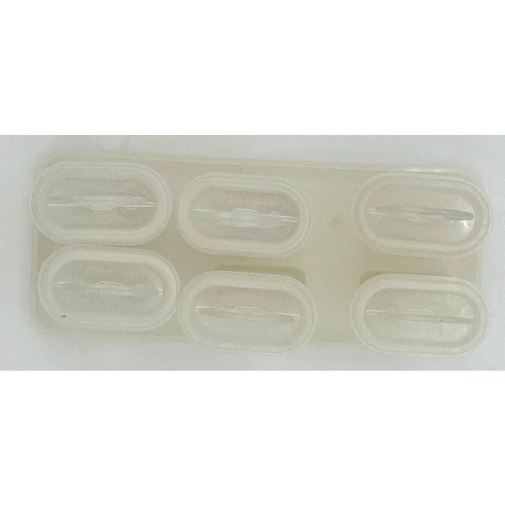 Vintage Tupperware Set of 6 Popsicle Makers with Tray and Lids SKU U149